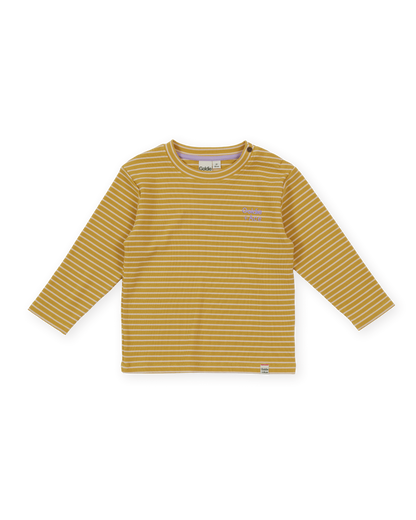Goldie & Ace - Essential Stripe Rib Top / Yellow