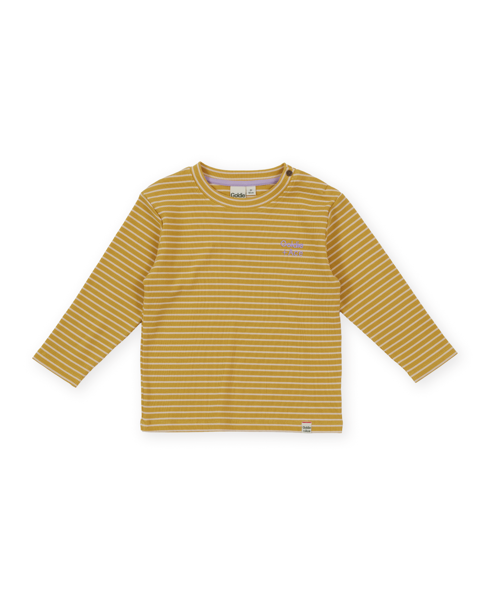 Goldie & Ace - Essential Stripe Rib Top / Yellow