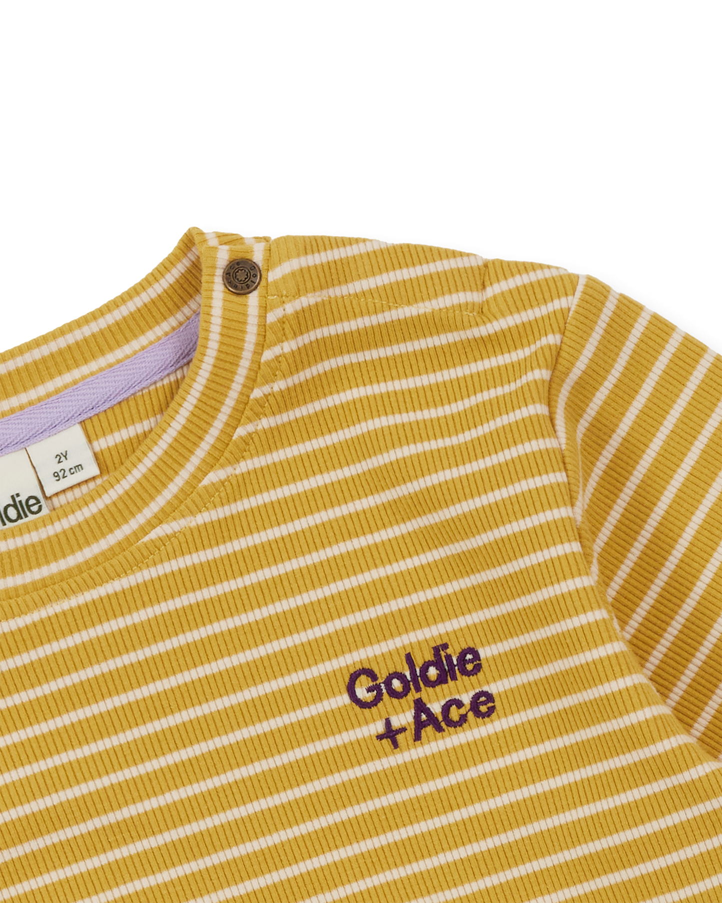 Goldie & Ace - Essential Stripe Rib Top / Yellow