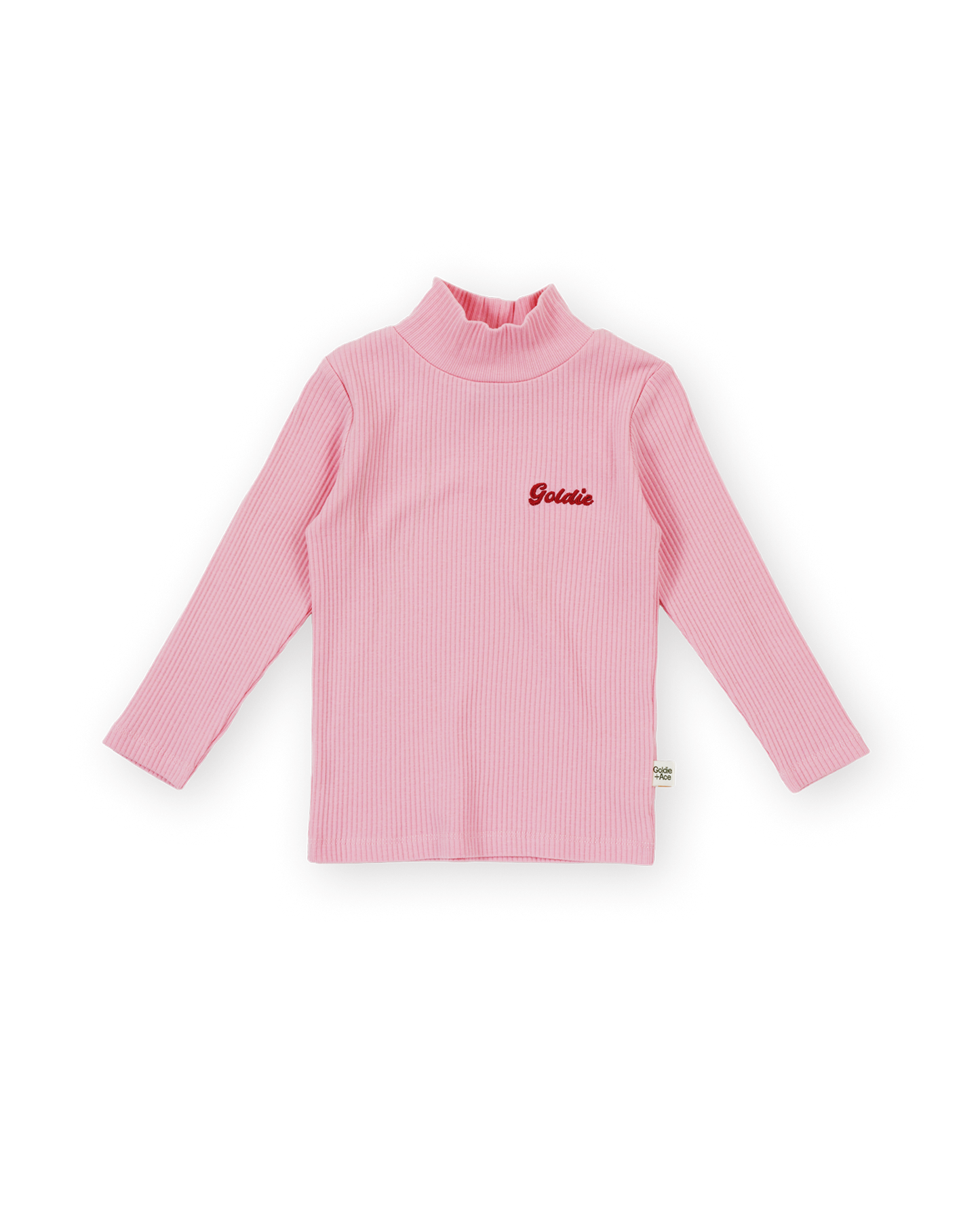Goldie & Ace - Embroidered Rib Skivvy / Sweet Pea