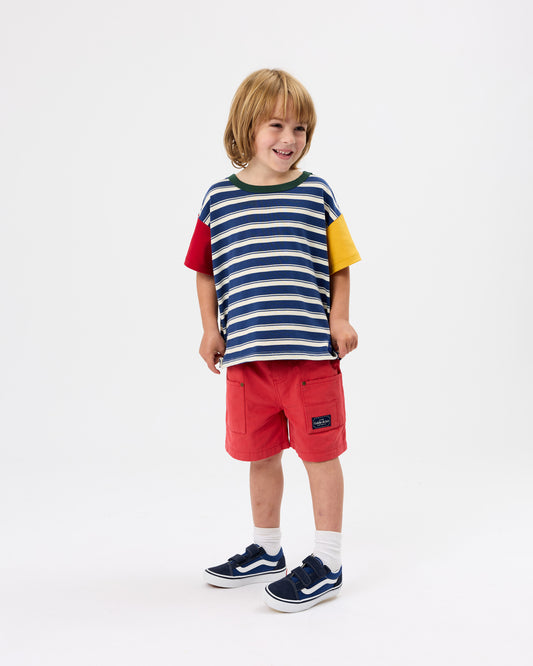Goldie & Ace - Carpenter Shorts / Red