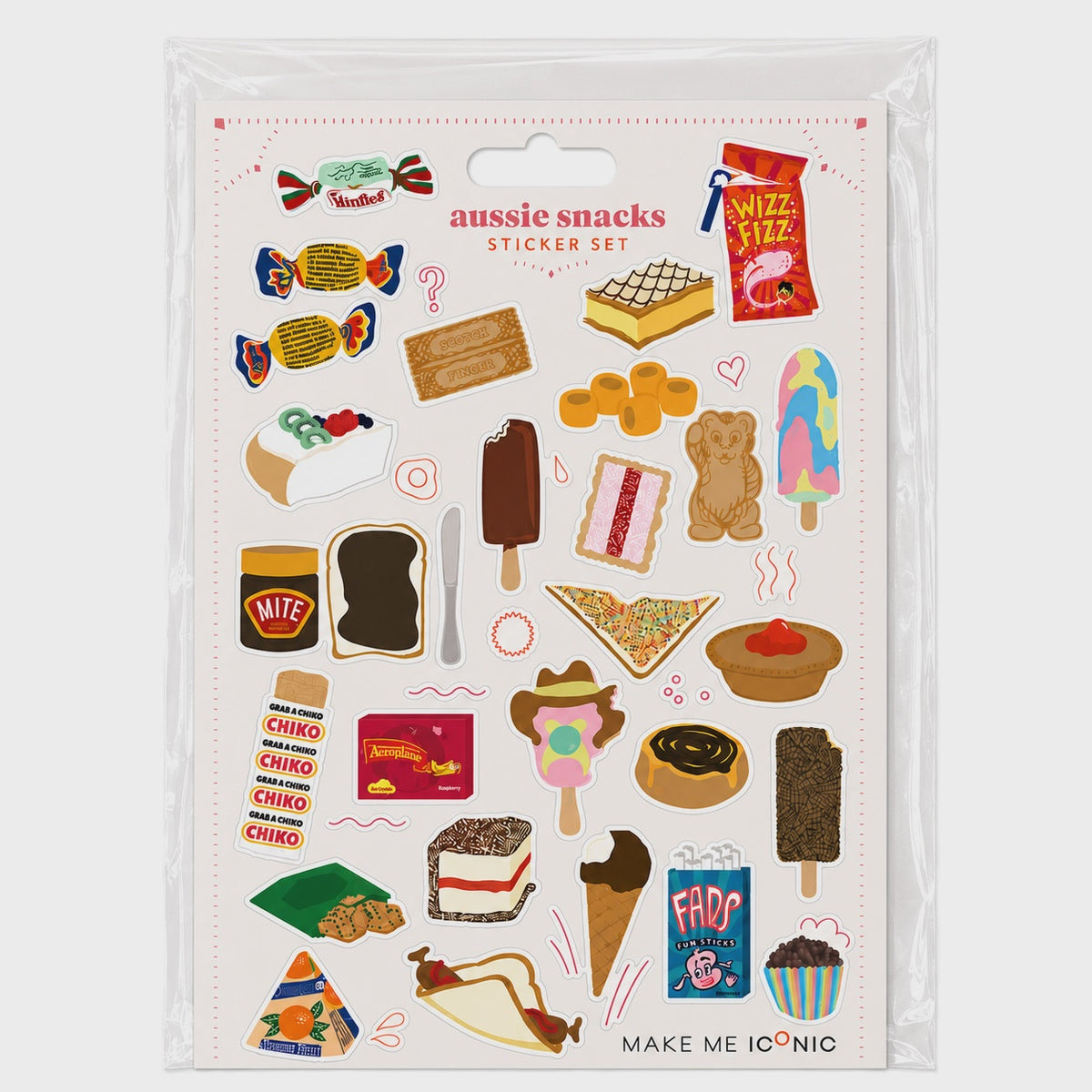 Make Me Iconic - Stickers / Iconic Aussie Food