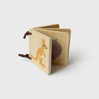 Make Me Iconic - Wooden Toy - Loose Change Mini Book / Australian Animals