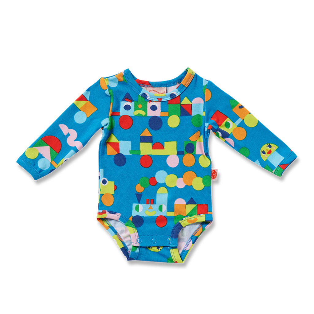 Halcyon Nights - Long Sleeve Body Suit / Rainbow Express
