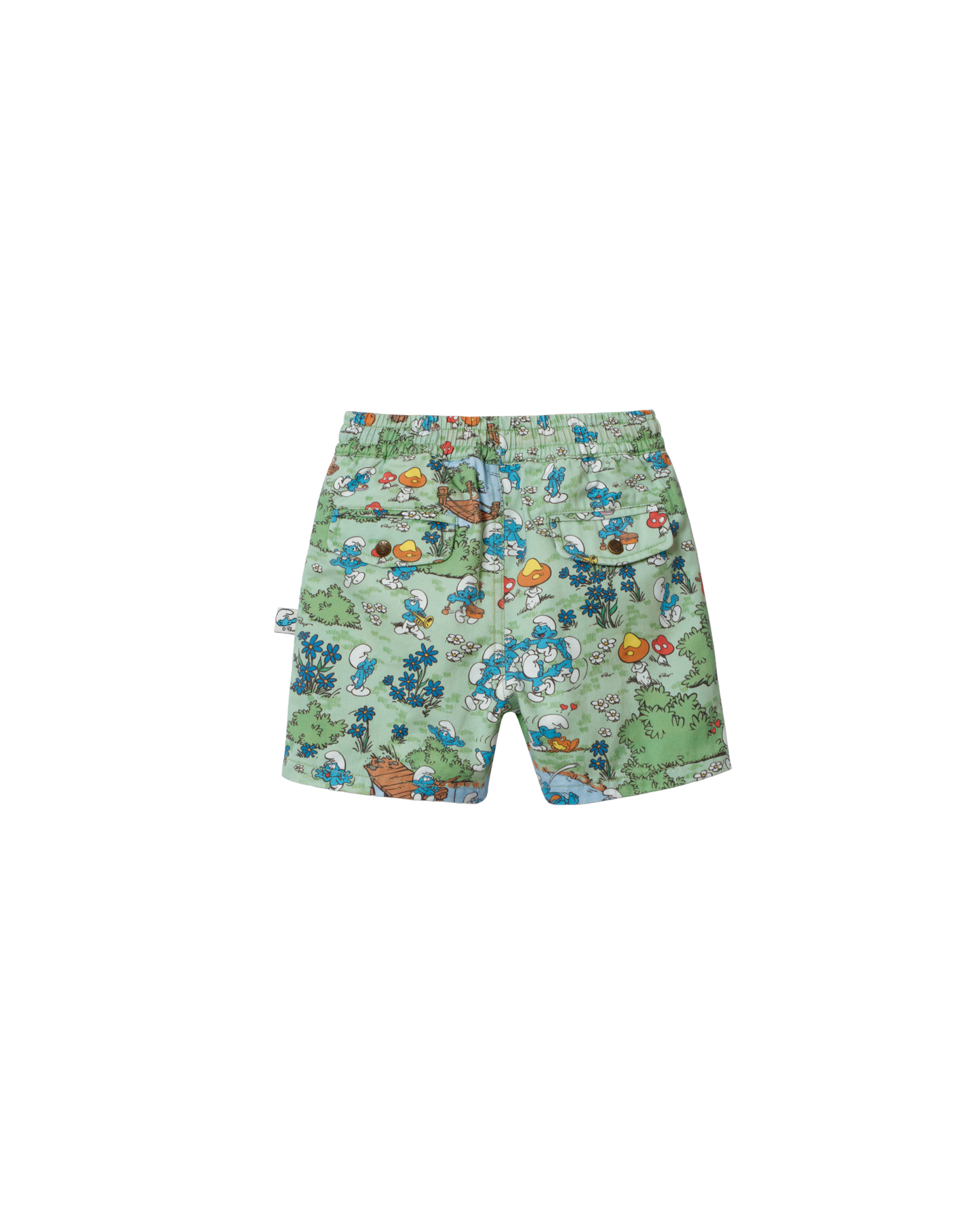 Goldie & Ace - THE SMURFS Village Print Shorts
