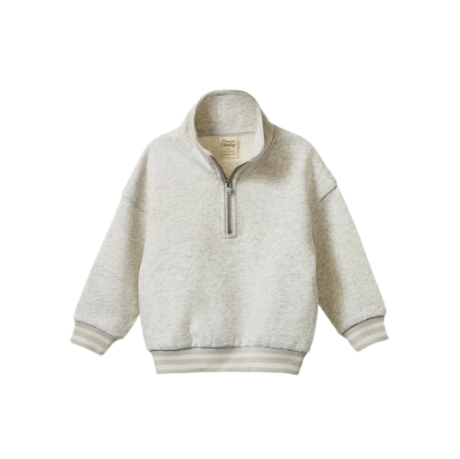 Nature Baby - Camper Sweatshirt / Light Grey Marl
