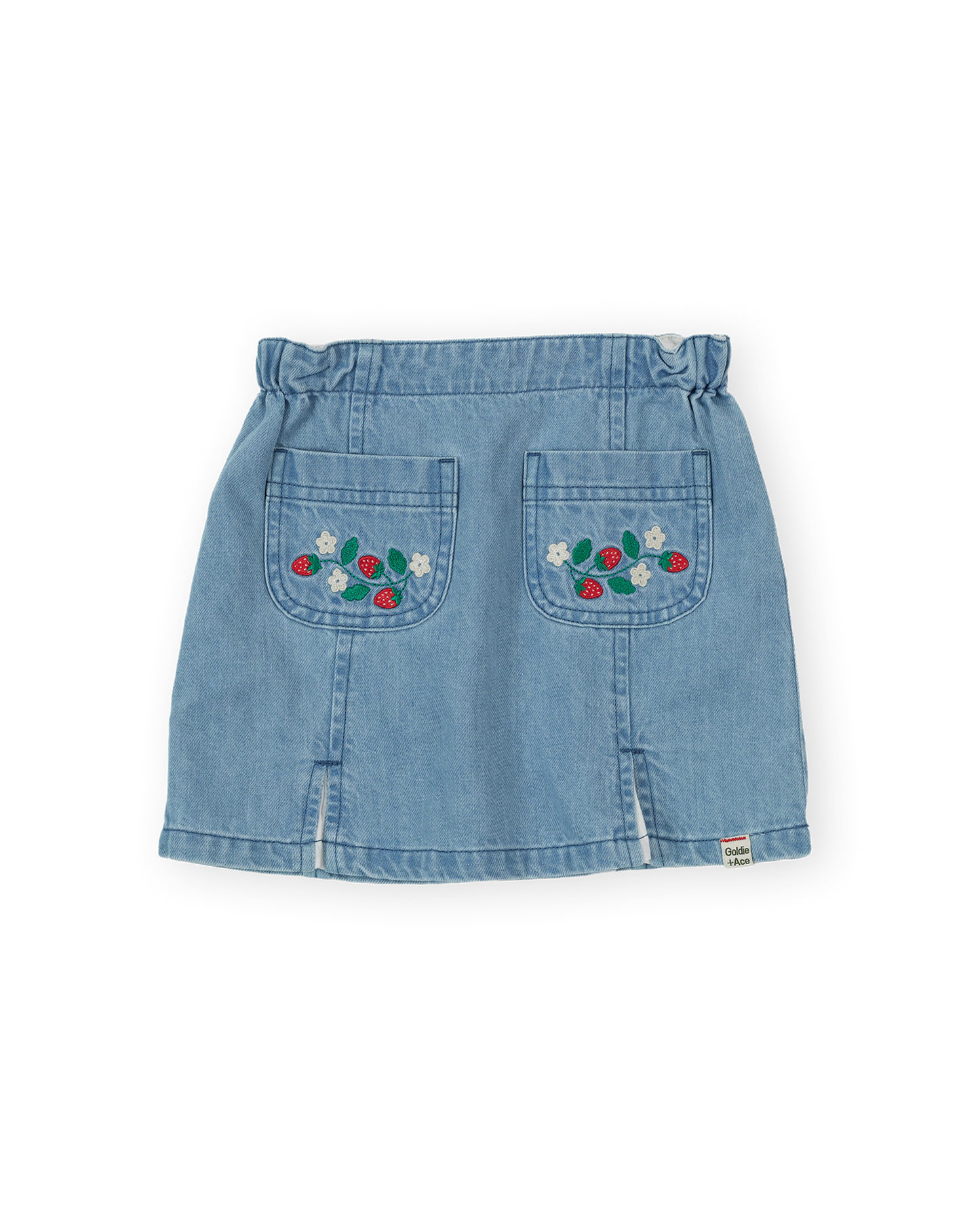 Goldie & Ace - Chambray Skirt / Wild Strawberry