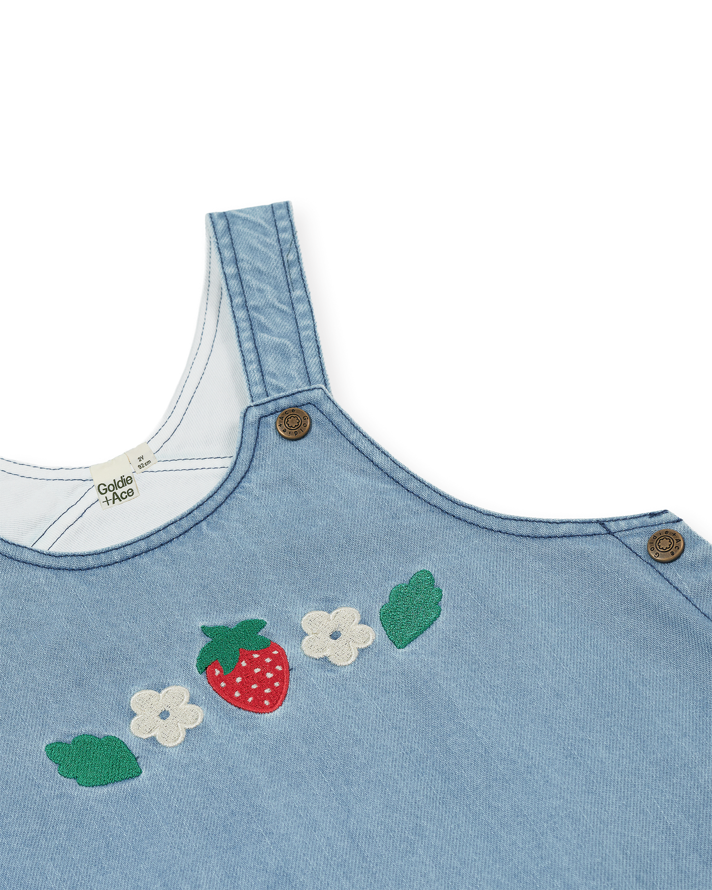 Goldie & Ace - Wild Strawberry Pinafore Dress