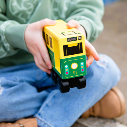 Make Me Iconic - Wooden Toy / Iconic Melbourne Mid-Sized Tram