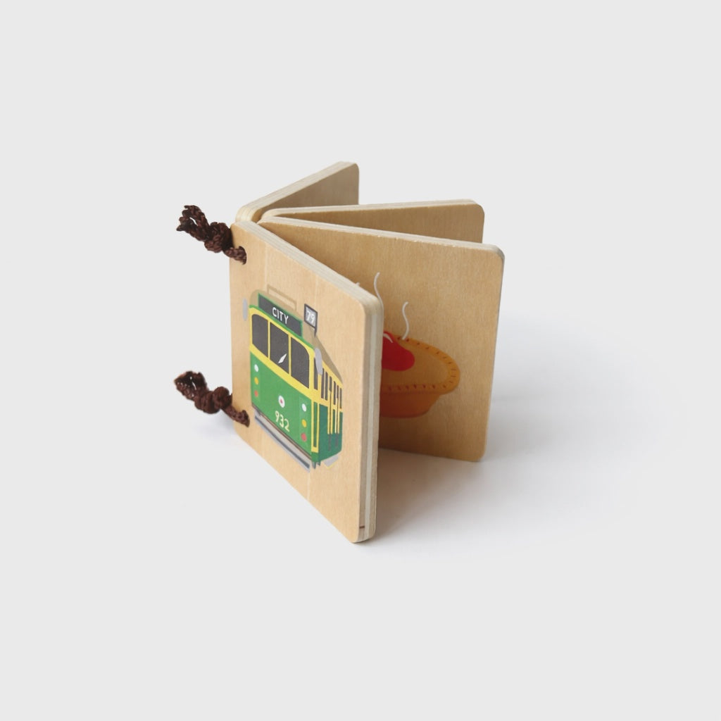 Make Me Iconic - Wooden Toy - Loose Change Mini Book / Melbourne