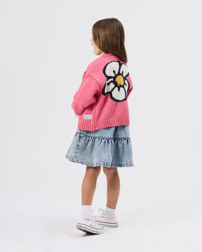 Goldie & Ace - THE SMURFS Flower Knit Cardigan