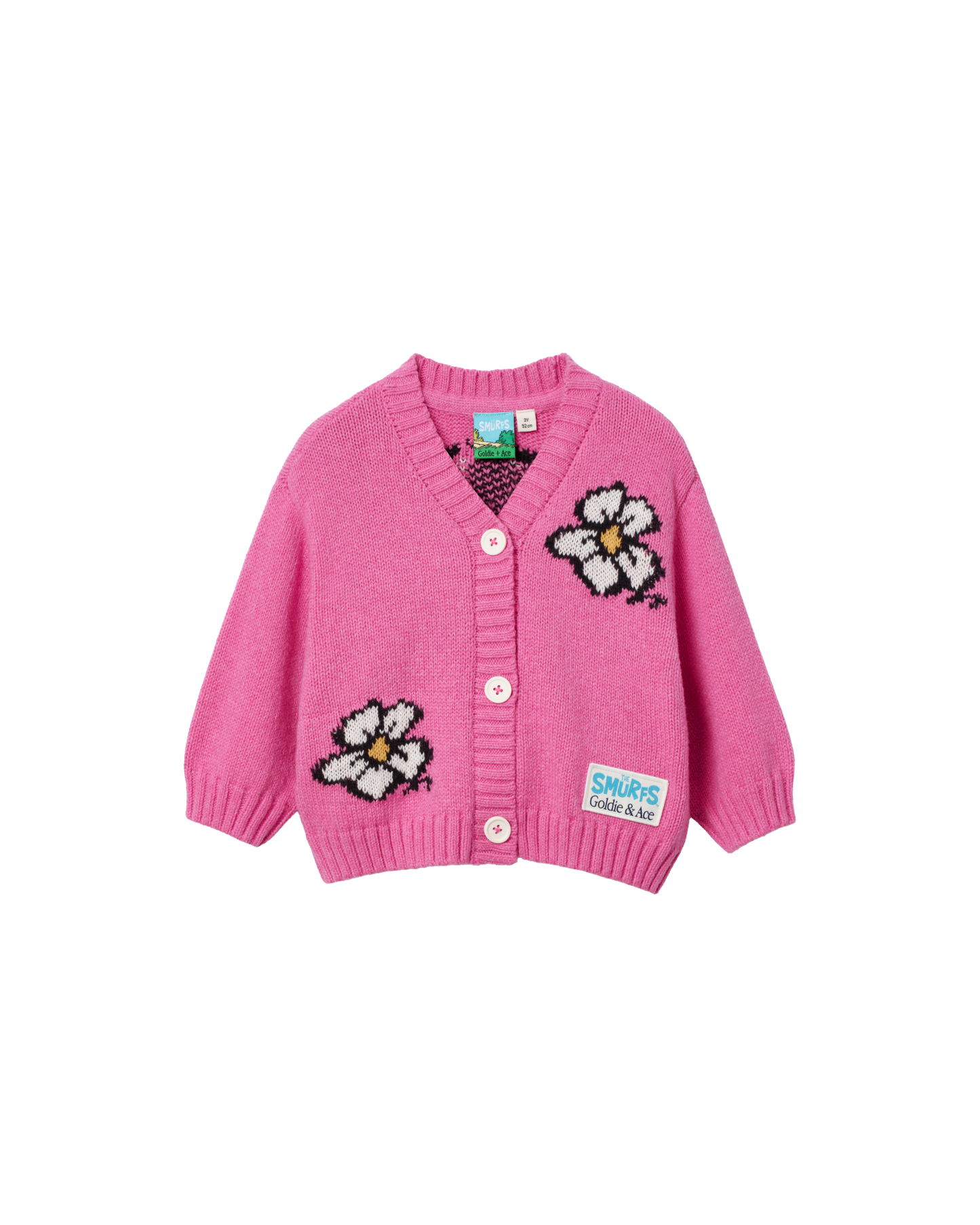 Goldie & Ace - THE SMURFS Flower Knit Cardigan