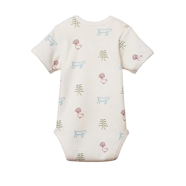 Nature Baby - Short Sleeve Bodysuit / Nature Baby Print