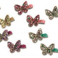 Milk & Soda - Sparkle Mini Butterfly Hair Clip / Assorted