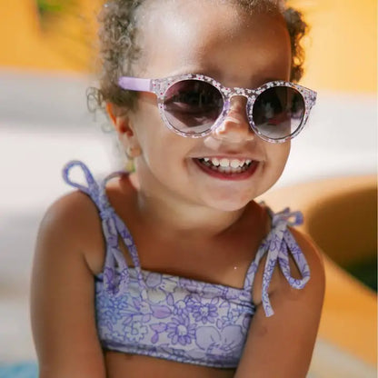 Frankie Ray Sunglasses - Daphne / Crystal Lilac Floral (2-5Y)