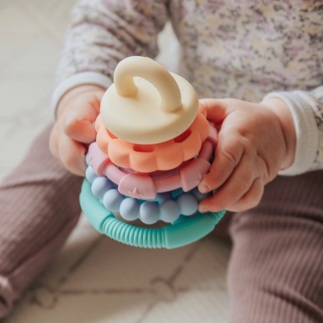 Jellystone - Rainbow Stacker and Teether Toy