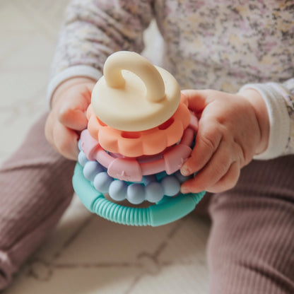 Jellystone - Rainbow Stacker and Teether Toy