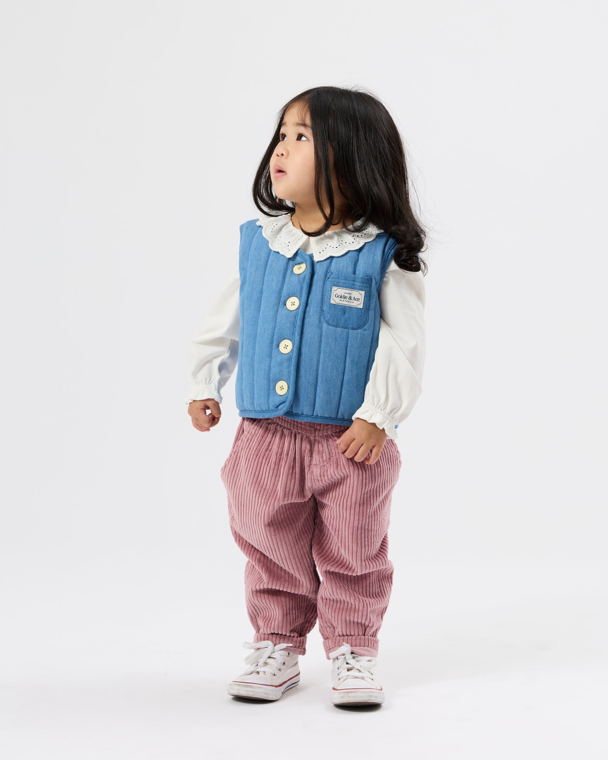 Goldie & Ace - Nora Corduroy Pant / Dusty Pink