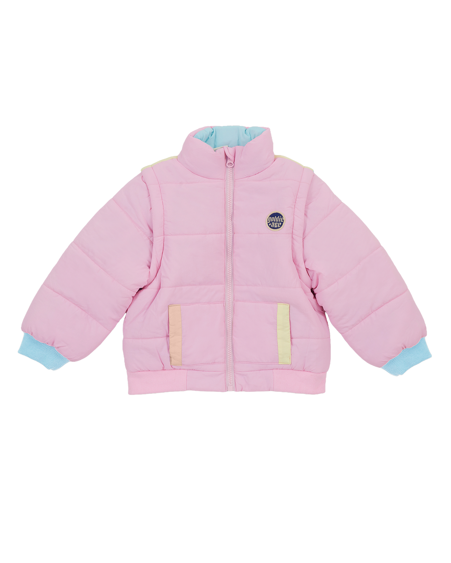 Goldie & Ace - Stevie Sunrise Parka Jacket / Vest Pastel