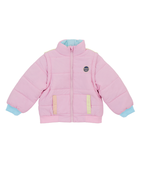 Goldie & Ace - Stevie Sunrise Parka Jacket / Vest Pastel