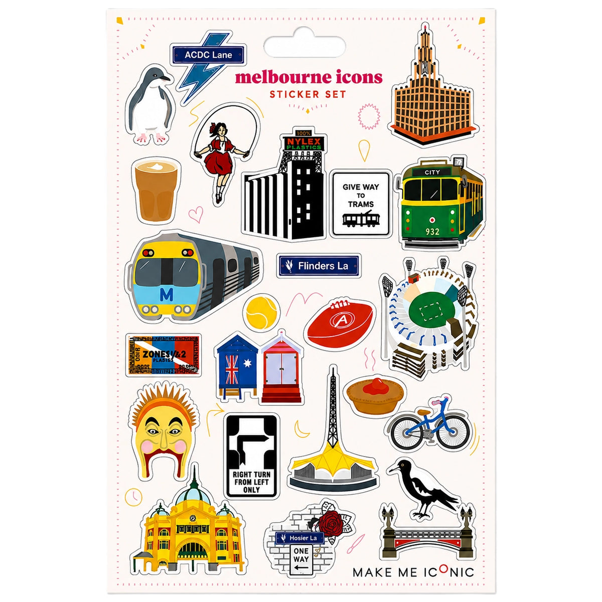 Make Me Iconic - Stickers / Iconic Melbourne Icons