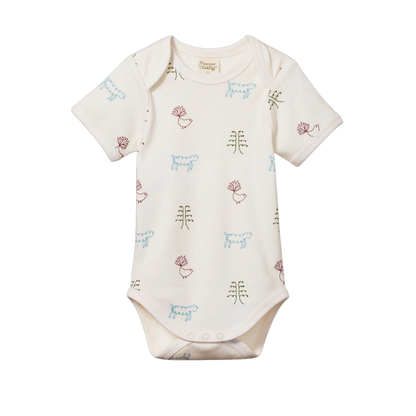 Nature Baby - Short Sleeve Bodysuit / Nature Baby Print