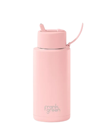 Frank Green - Ceramic Reusable Bottle (Flip Straw Lid) / 34oz
