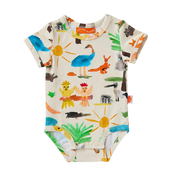 Halcyon Nights - Short Sleeve Bodysuit / Yo's Country