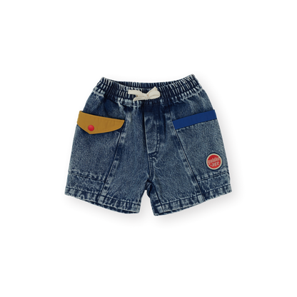 Goldie & Ace - Colour Block Vintage Denim Shorts