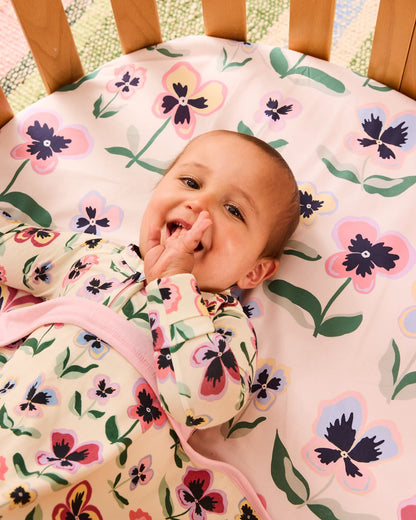 Kip & Co - Organic Cotton Snuggle Blanket / Pretty Pansy