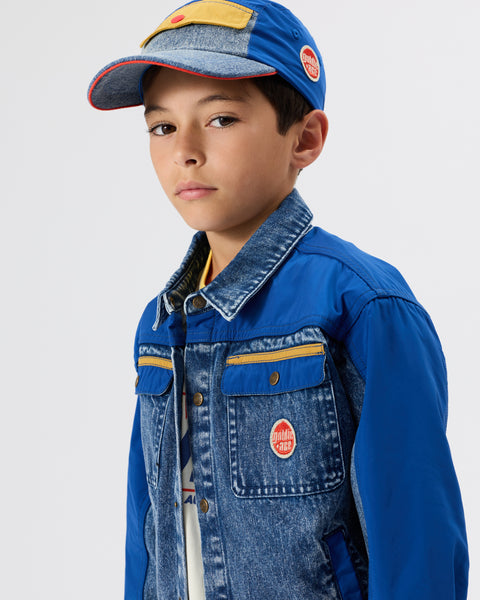 Goldie & Ace - Denim Cap / Colour Block Vintage