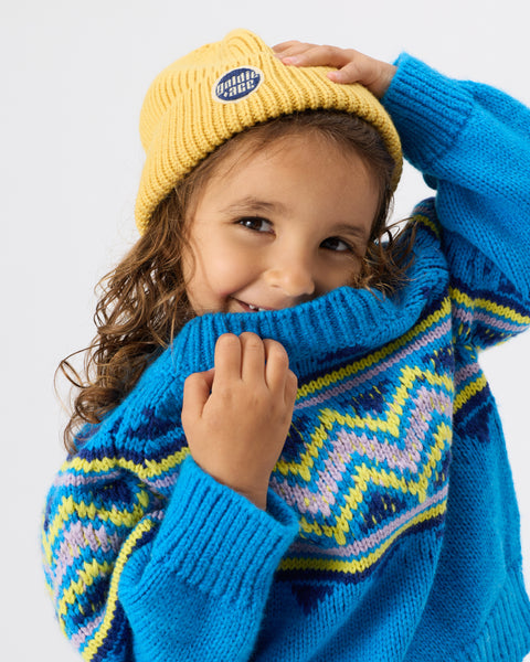 Goldie & Ace - Wool Beanie / Yellow