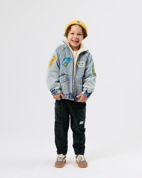 Goldie & Ace - Ari Denim Sherpa Jacket