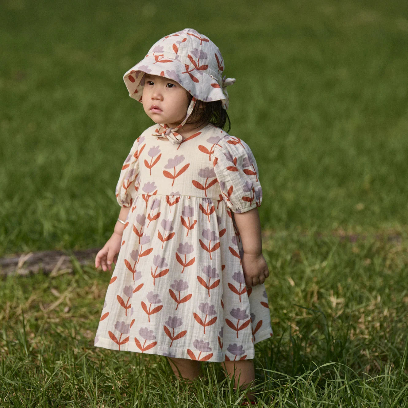 Nature Baby - Albertine Dress Muslin / Fleurette Print