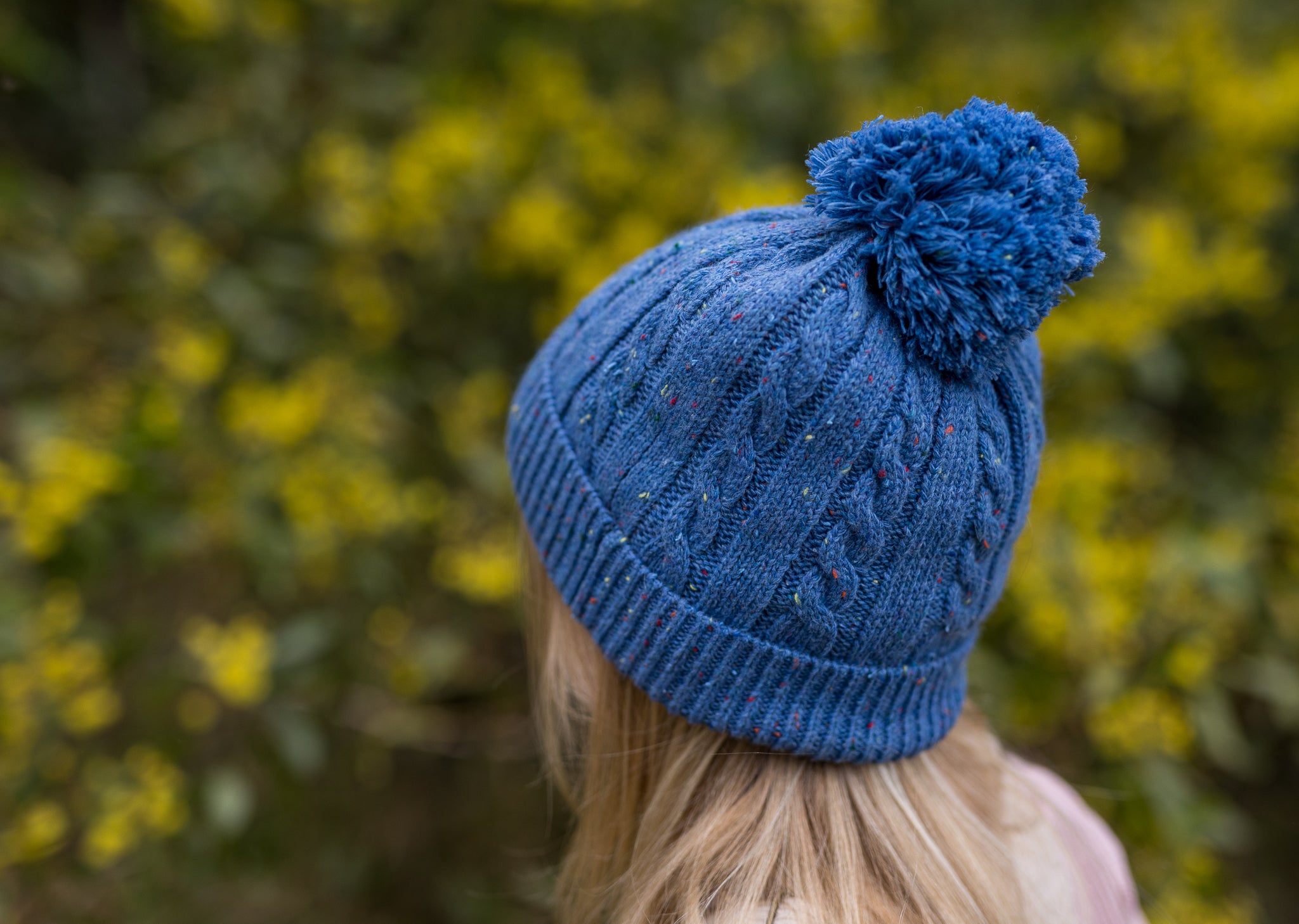 Acorn-Alps Beanie/Blue Speckle
