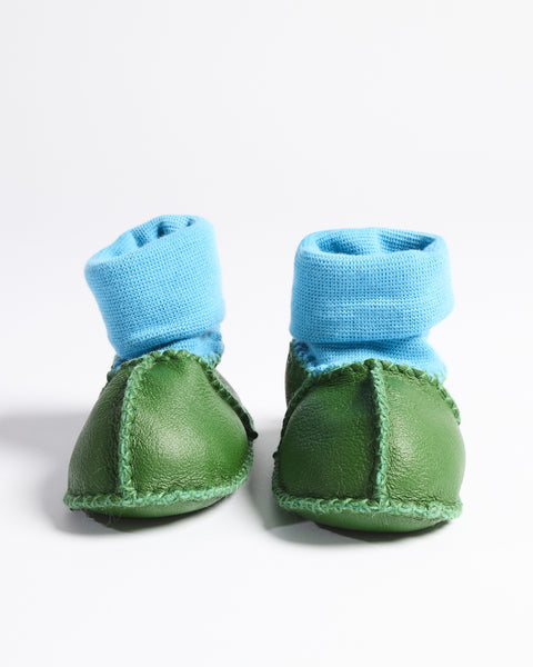 Kip & Co - Baby Booties / Green