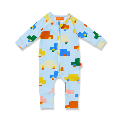 Halcyon Nights - Long Sleeve Romper / Beep Beep