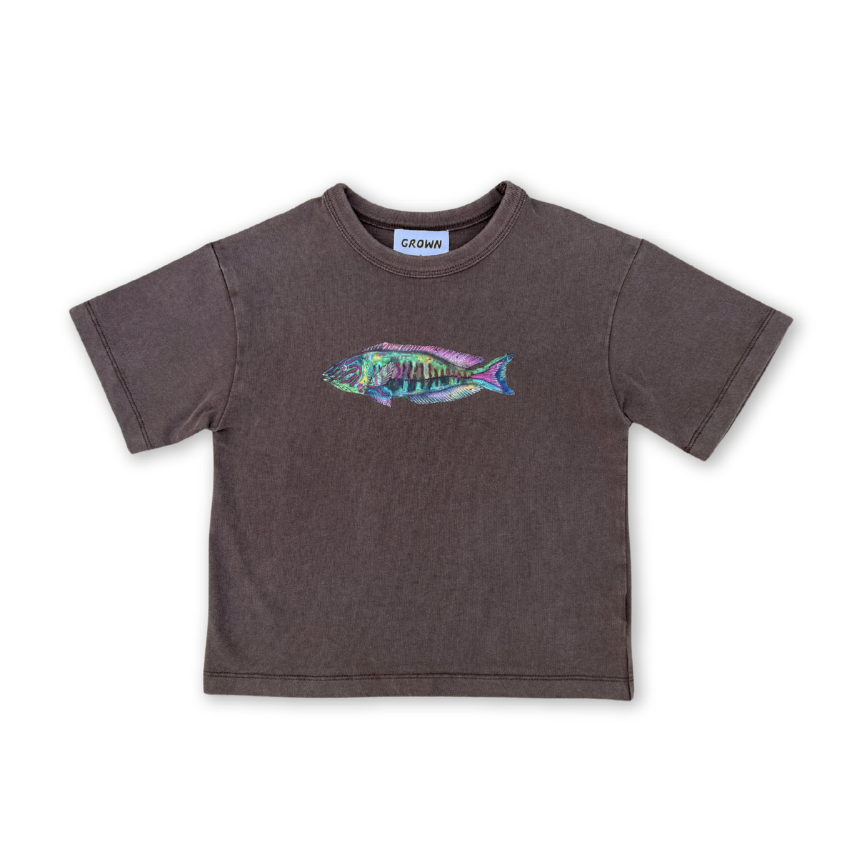 Grown Clothing - Parrot Fish Tee / Dune