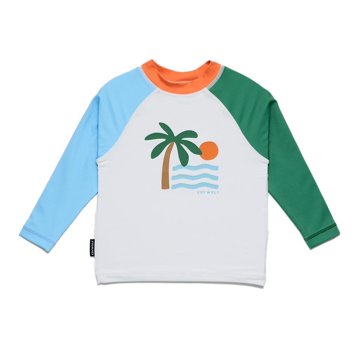 Cry Wolf - Baby Rash Vest / Seaside Colourblock