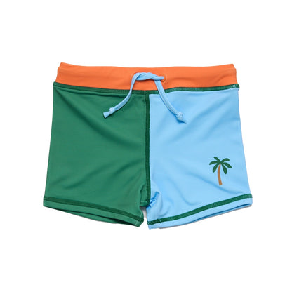 Cry Wolf - Baby Swim Short / Seaside Colourblock