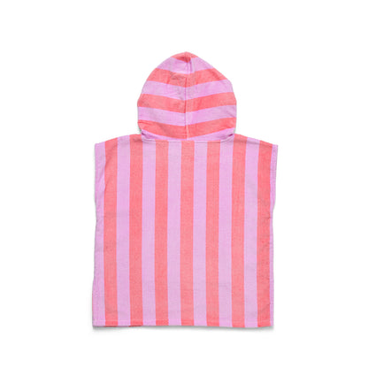 Cry Wolf - Hooded Towel / Flamingo Stripe