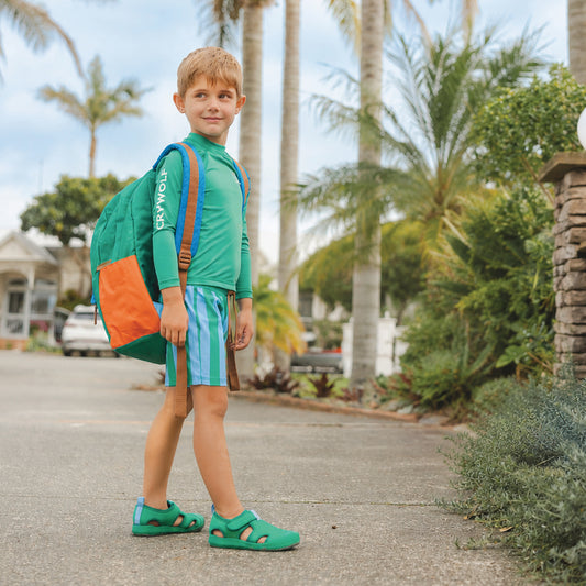 Cry Wolf - Long Sleeve Rash Vest / Sea Green