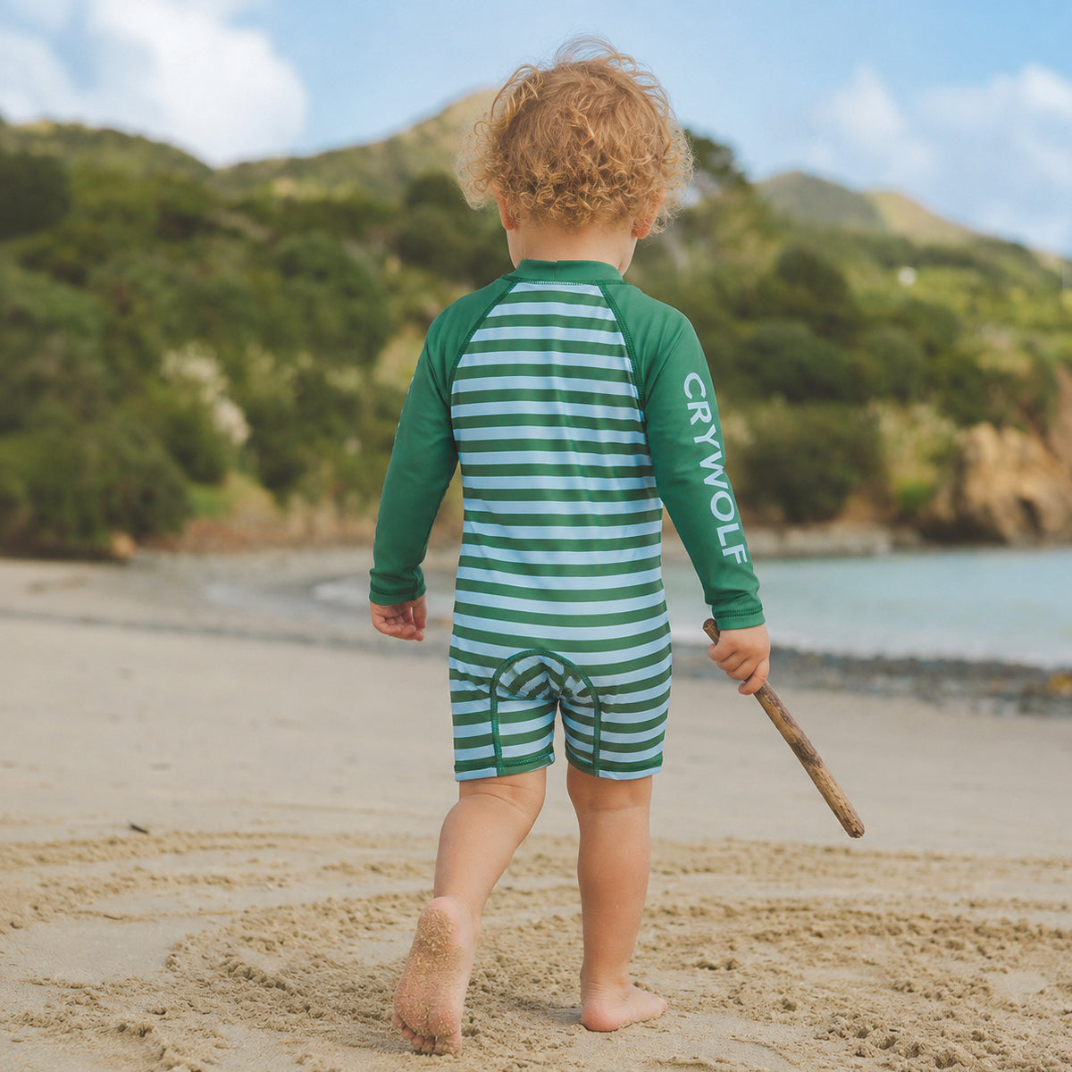 Cry Wolf - Baby Rash Suit / Deck Stripe