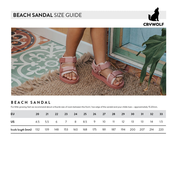 Cry Wolf -  Beach Sandal / Jade