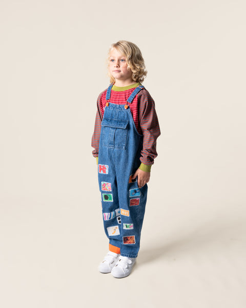 Das Ist Maurice - Raglan Long Sleeve T-Shirt /  Burgundy Stripes
