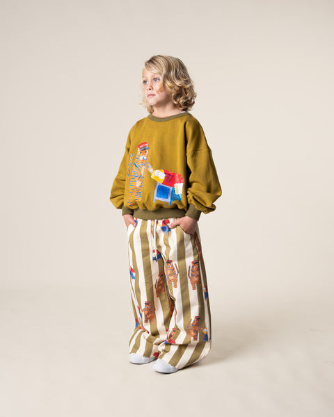 Das Ist Maurice - Wide Leg Pants / Tiger The Postie