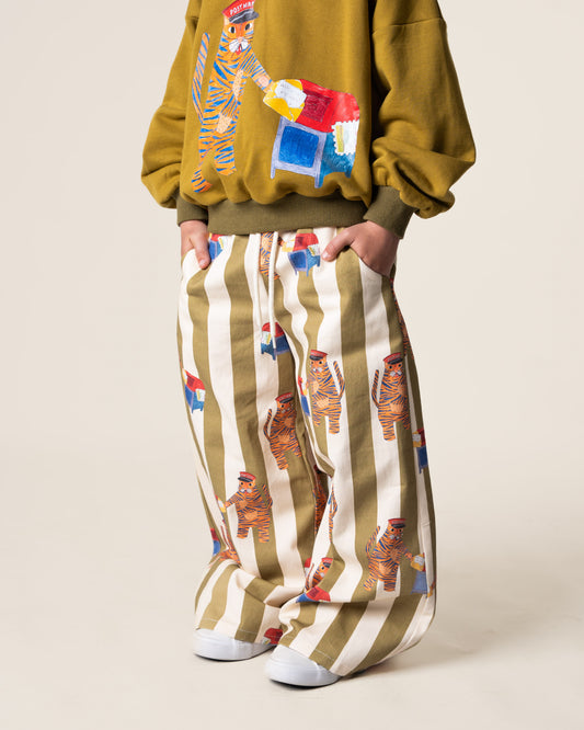 Das Ist Maurice - Wide Leg Pants / Tiger The Postie