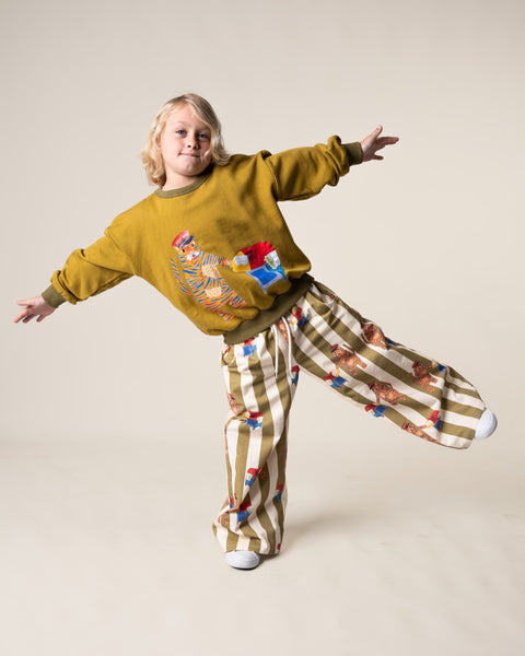 Das Ist Maurice - Wide Leg Pants / Tiger The Postie