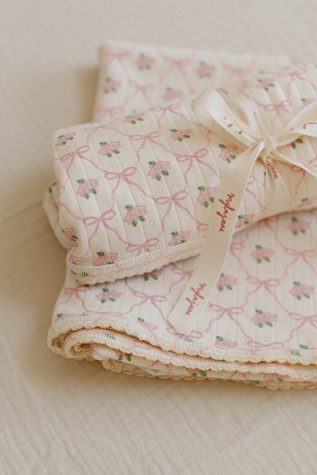 Myla Jane - Élodie Pointelle Blanket