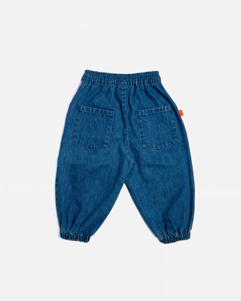 Das Ist Maurice - Denim Barrel Pants / Colour Block